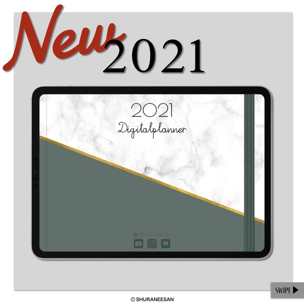 新2021年用デジタルプランナー(1月始まり)