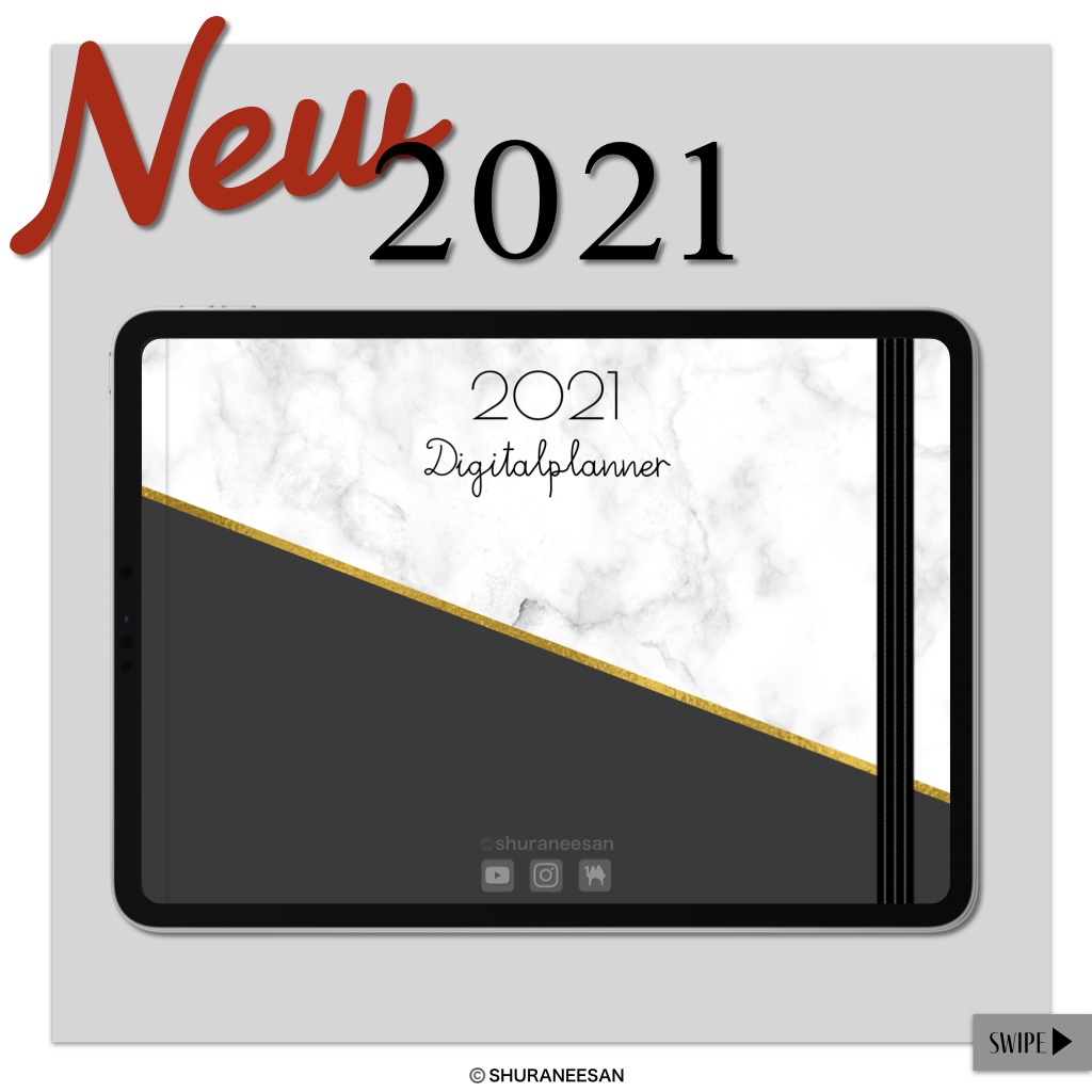 新2021年用デジタルプランナー(1月始まり)