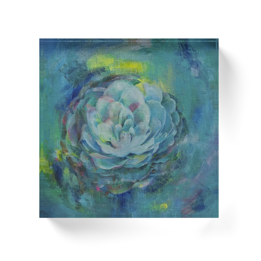 アクリルブロック(青)