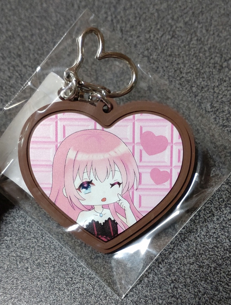 アムールハートラバーキーホルダー