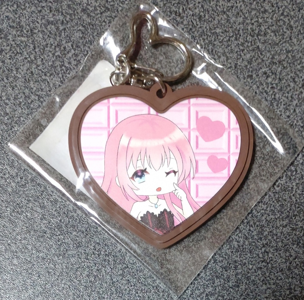 アムールハートラバーキーホルダー