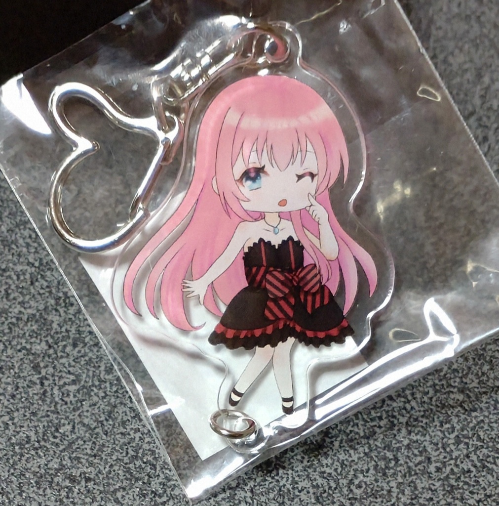 アムールつながるアクリルキーホルダー