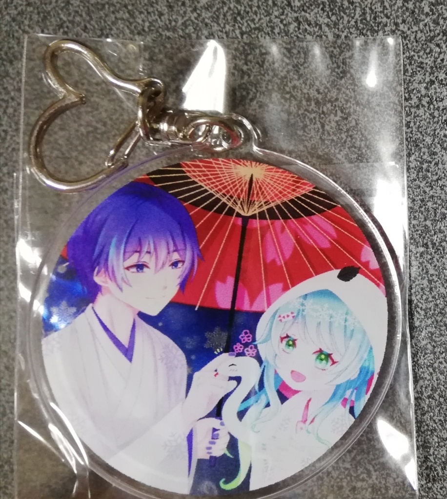 雪カイミクアクリルキーホルダー