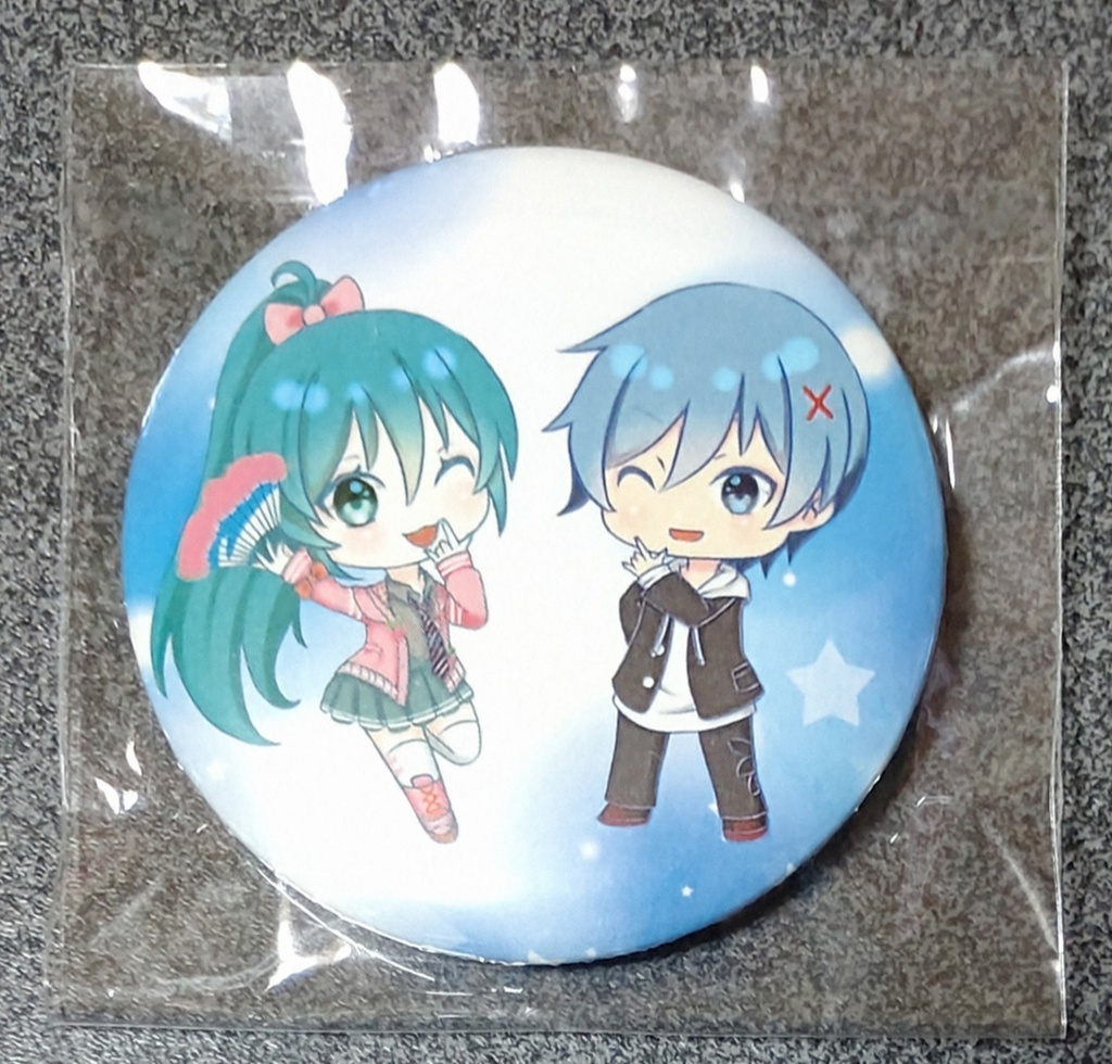 パカリボ大江戸ジュリアナイト缶バッジ