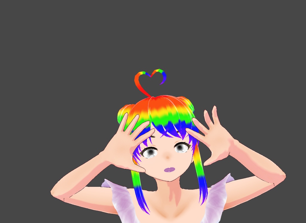 Rainbow Hair Texture