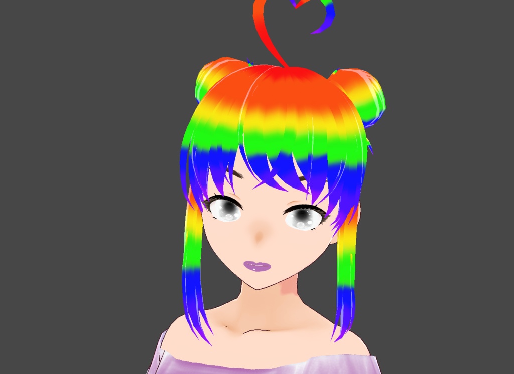 Rainbow Hair Texture