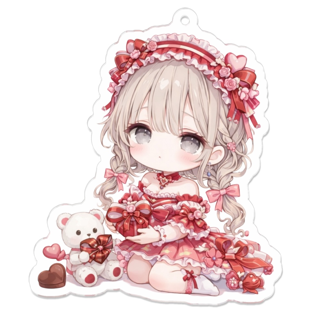アクリルキーホルダー バレンタイン