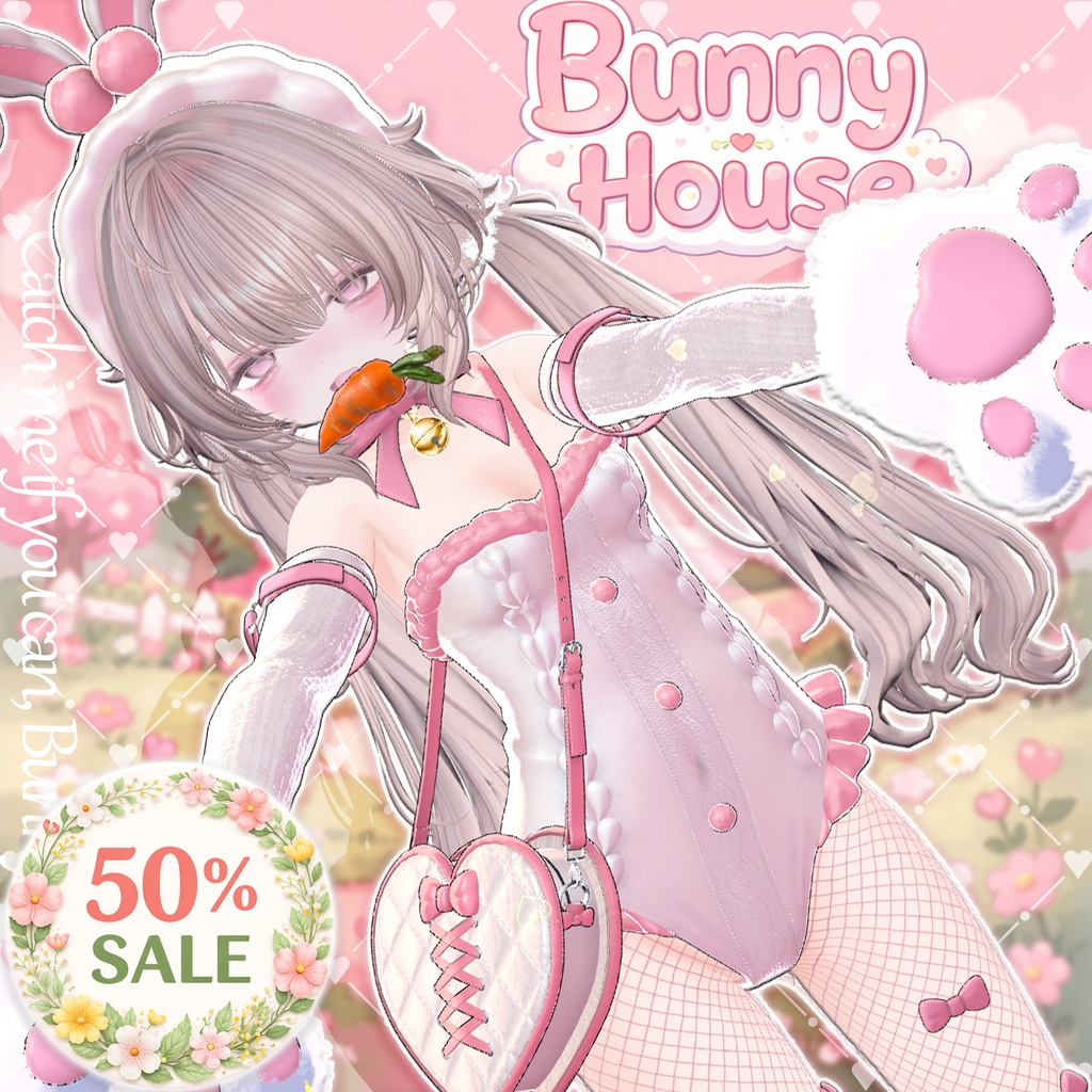 🌸Spring Big Event 🌸⏰50% SALE⏰✩.°🐰【 Bunny House】🐰°.✩ [21 Avatar]