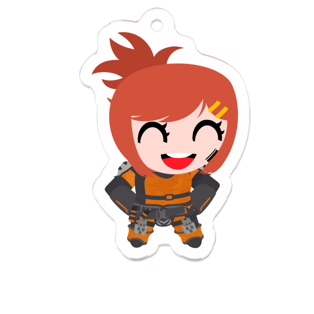 Acrylic Pilot Keychain