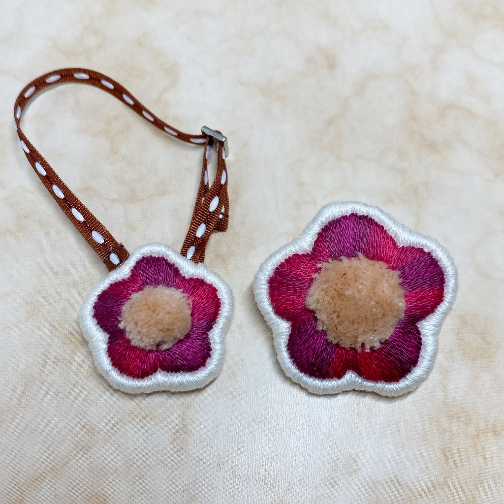 ぬい用ポシェット&ブローチのセット
