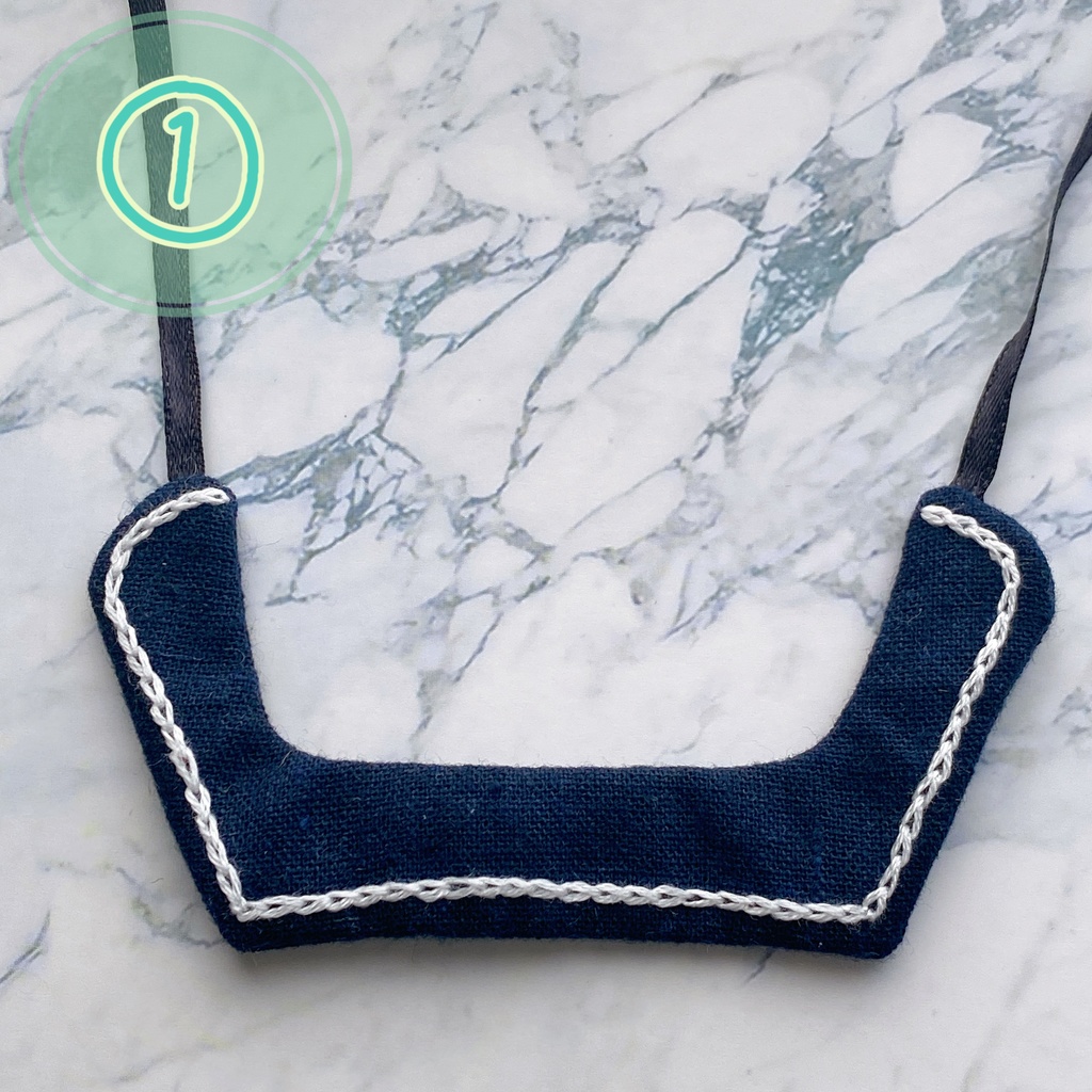 つけ襟【セーラー風】