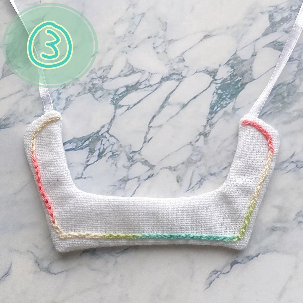 つけ襟【グラデーション】