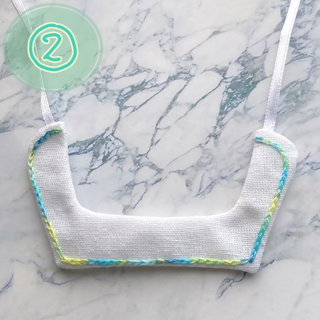 つけ襟【グラデーション】