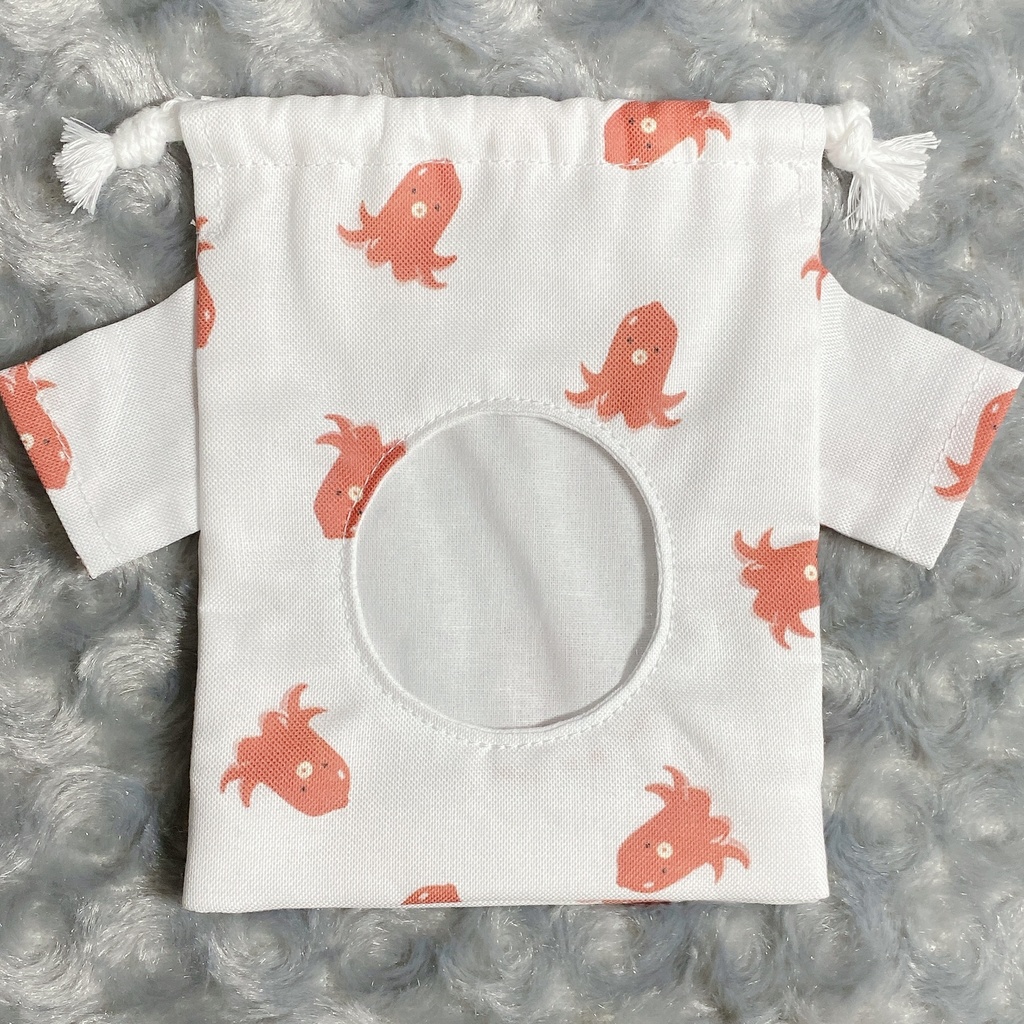 Tシャツ型ぬい巾着