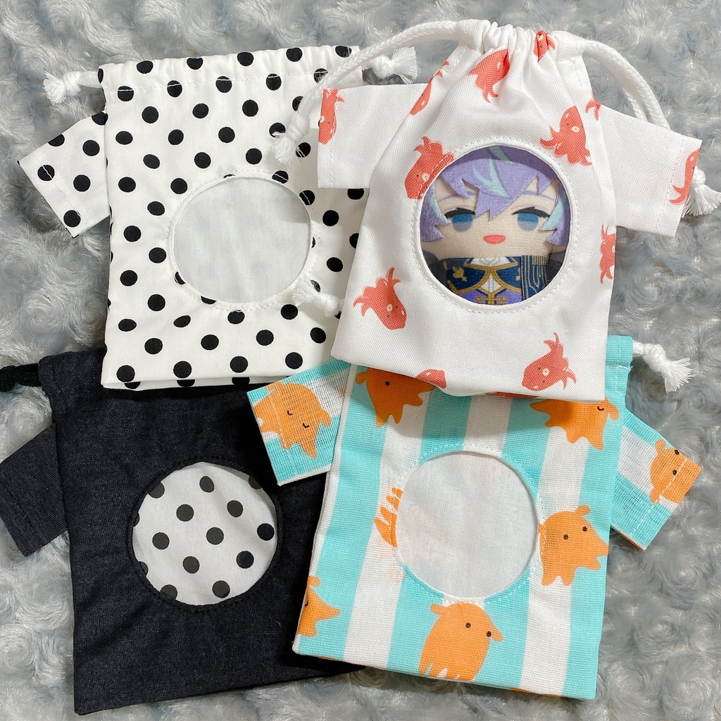 Tシャツ型ぬい巾着