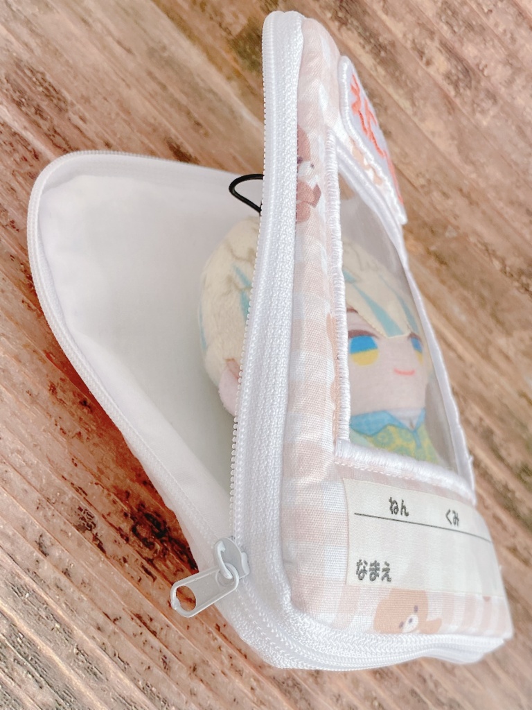 ノート風ぬいポーチ