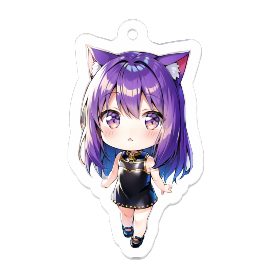 ねこみみ娘 キーホルダー
