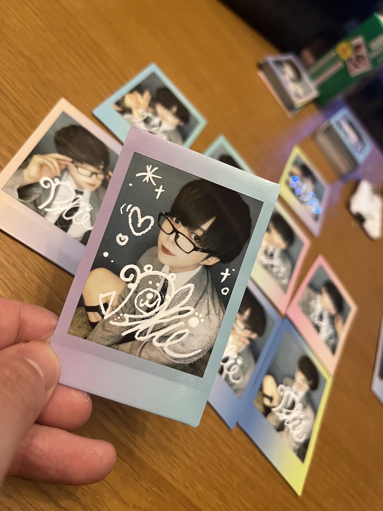 🐻【20枚で私物プレゼント✨✨】ランダムチェキ10枚セット