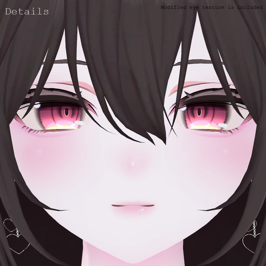 【ウルフェリア専用】Wolferia Dewy Nude Makeup&skin Texture ウルフェリア メイク 肌 テクスチャ