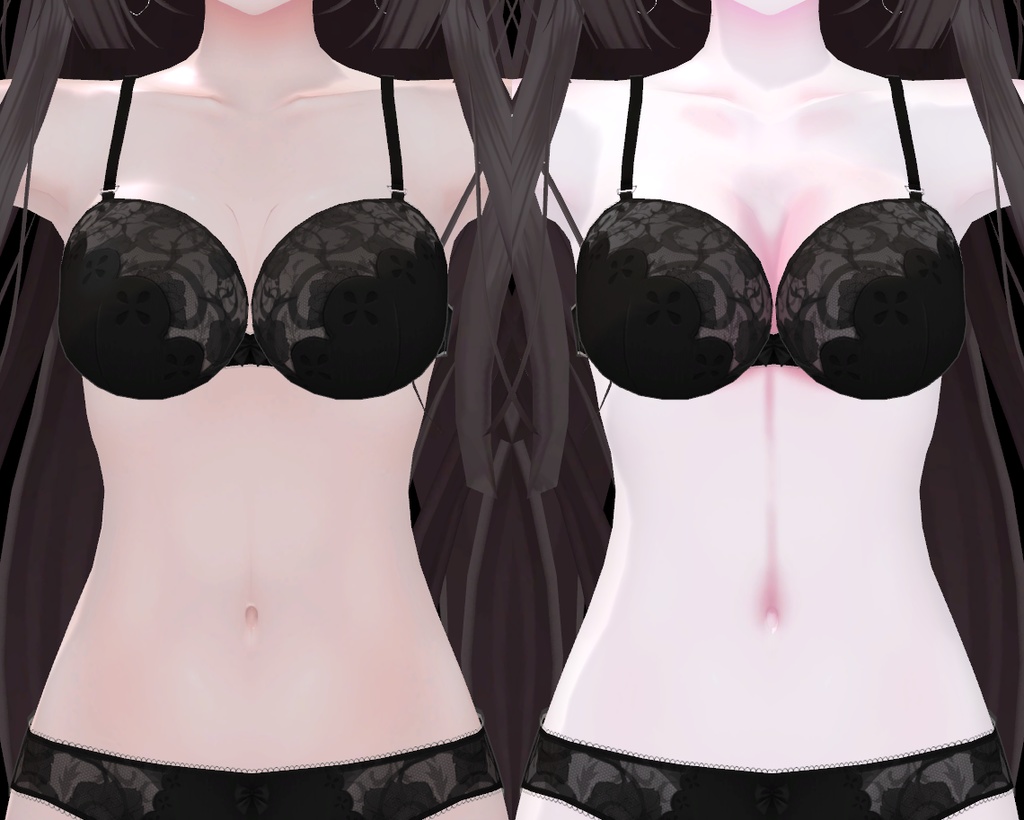 【ウルフェリア専用】Wolferia Dewy Nude Makeup&skin Texture ウルフェリア メイク 肌 テクスチャ