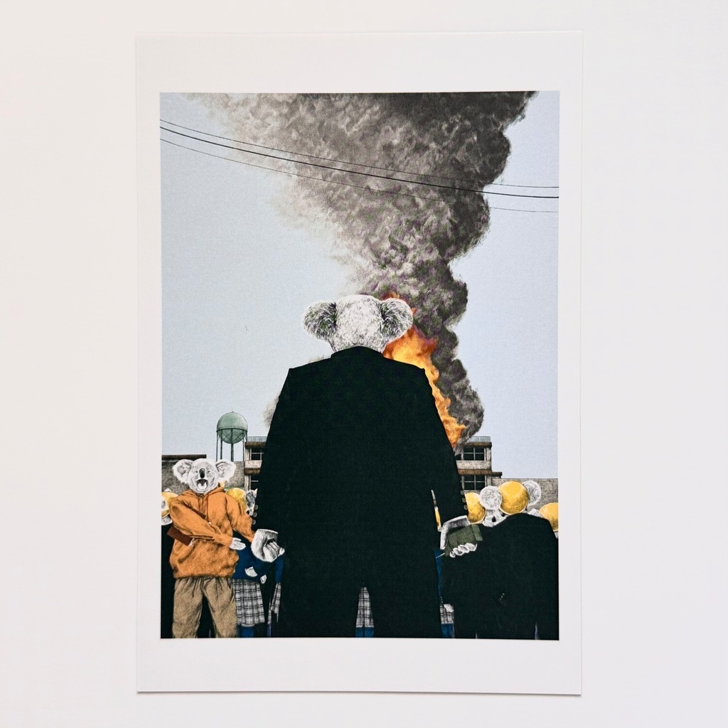 ポストカード　爆破