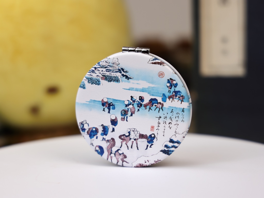 諏訪湖×諏訪子 浮世絵和歌ミラー