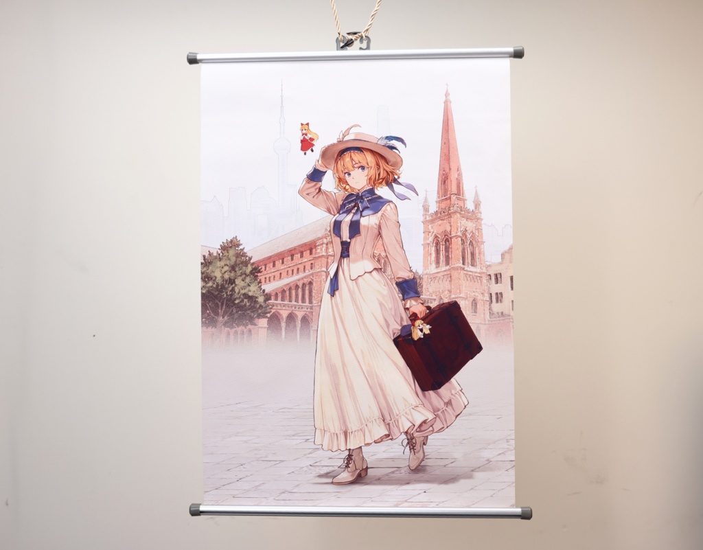 タペストリー『明治17年の上海のアリス・マーガトロイ』　諏訪幻想紀行×東方南堂界遇