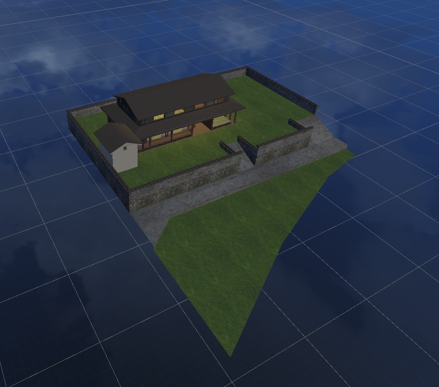 二階建て古民家【3Dモデル、VRC】