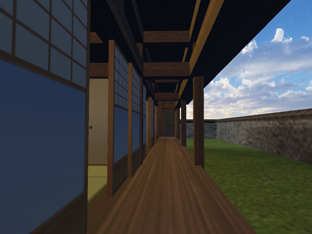 二階建て古民家【3Dモデル、VRC】