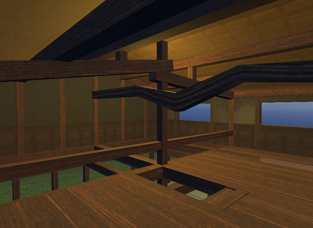 二階建て古民家【3Dモデル、VRC】