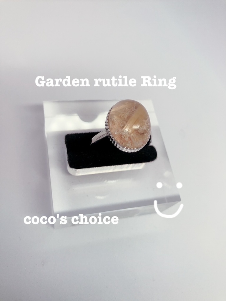 pinkgarden rutile ring