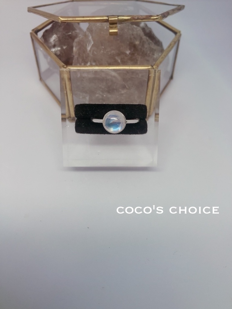 （極）「 moon stone ring③」