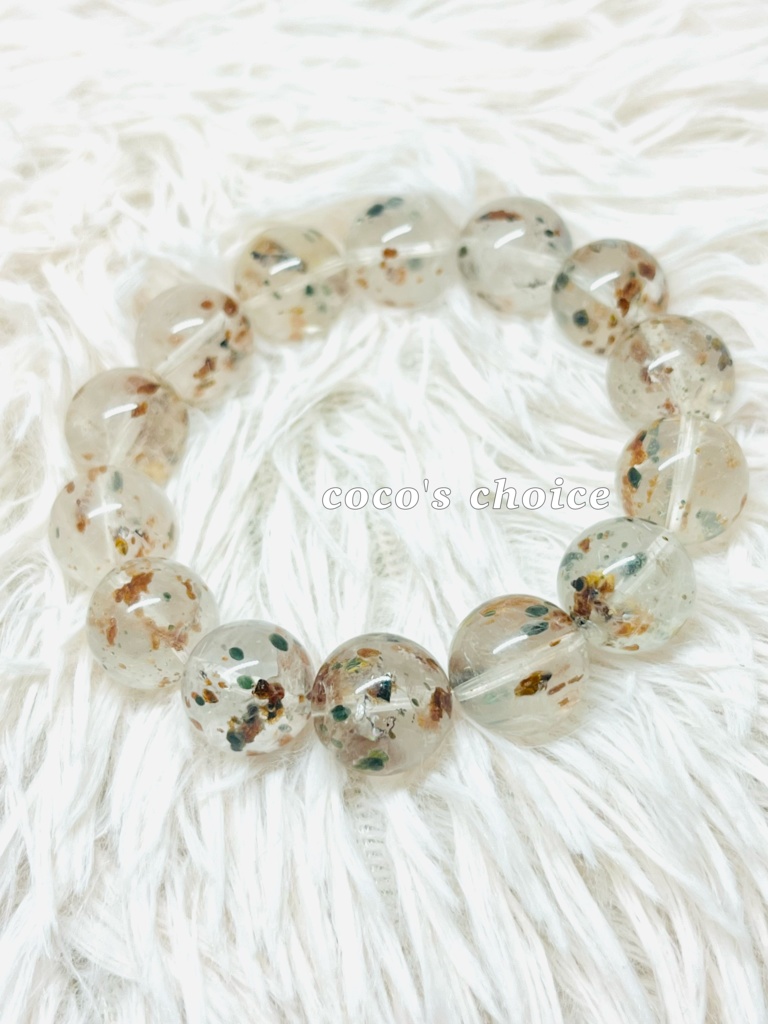 「Garnet&Tourmaline in Quartz」