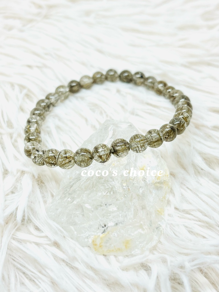 極「Silver Rutilated quartz」