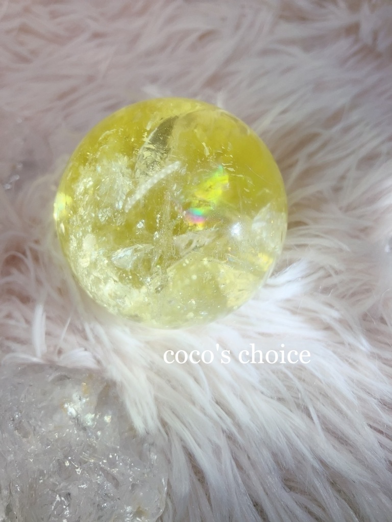 「rainbow：citrine sphere🌕🌈」