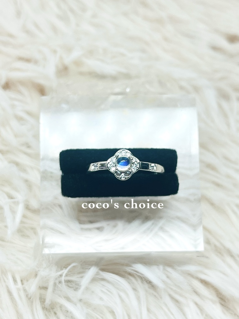 「moon stone ring：Flower🌼①」