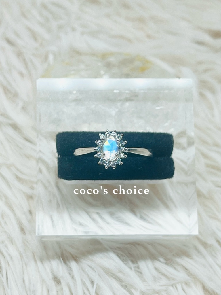 「moon stone ring：🌼②」