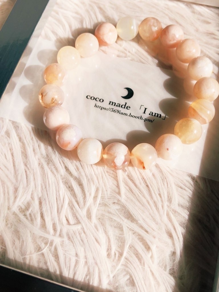 「Cherry blossom agate①」