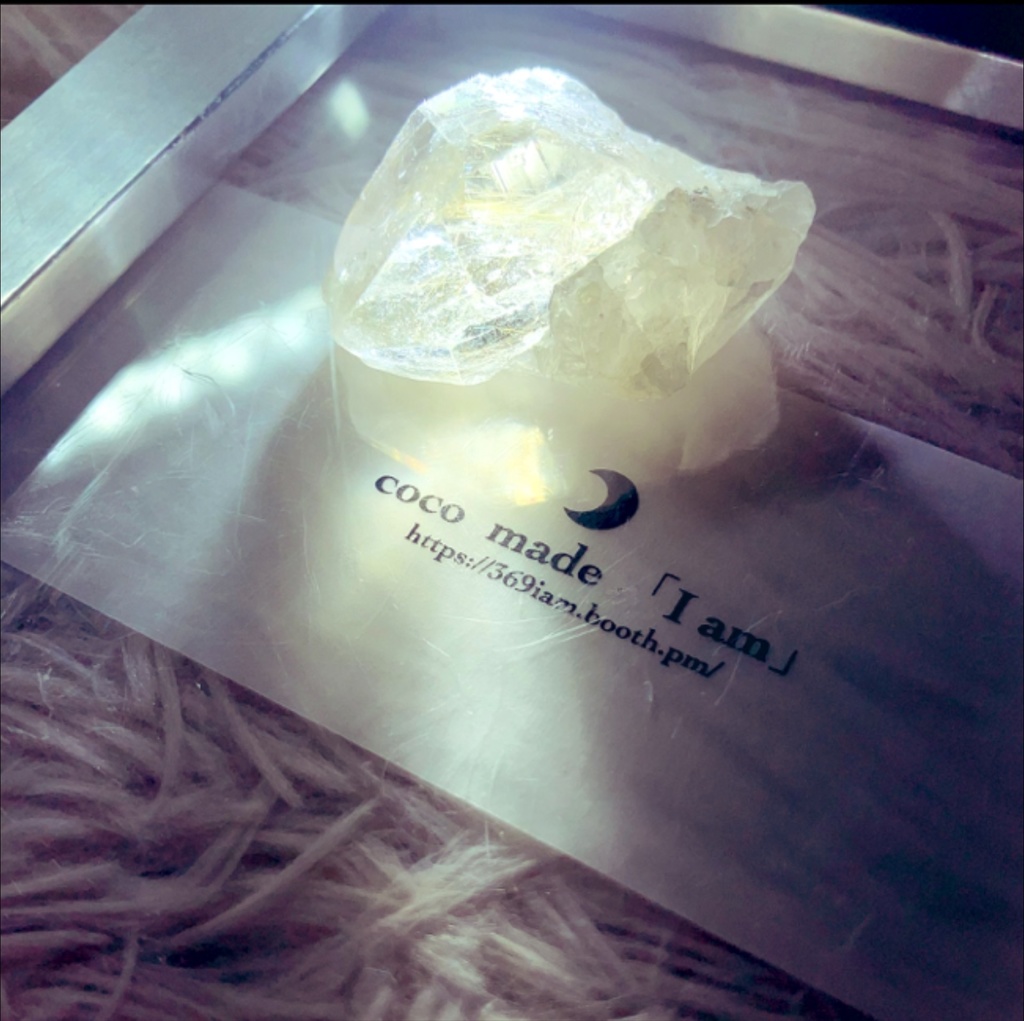 「rutile rough rock✖️水晶さざれ石100g」