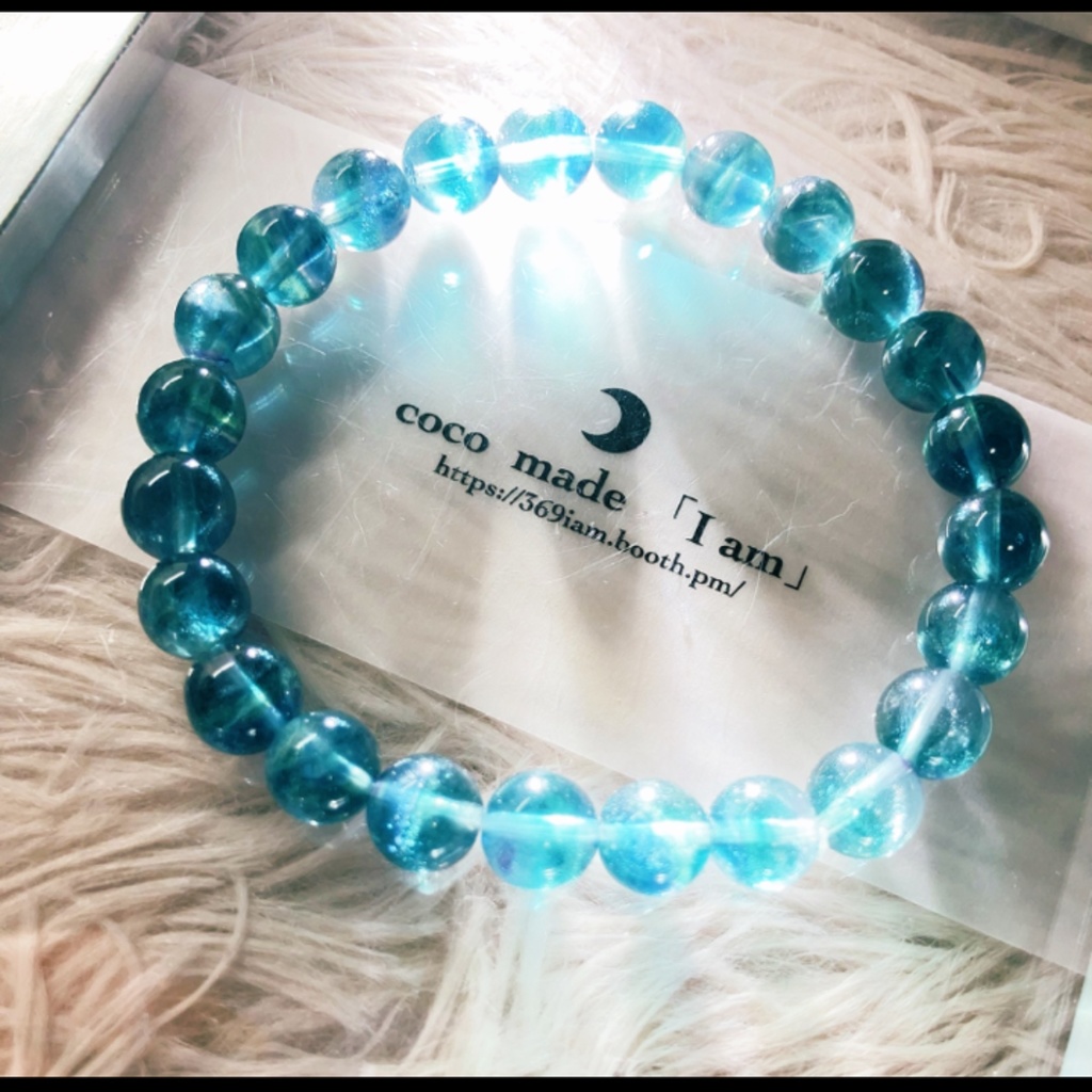 「bicolor Fluorite：キラキラ結晶入り」