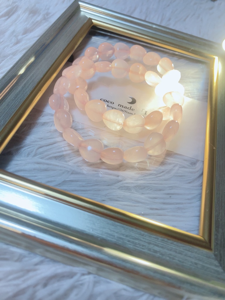 「桜色：Heartshape Rose Quartz」