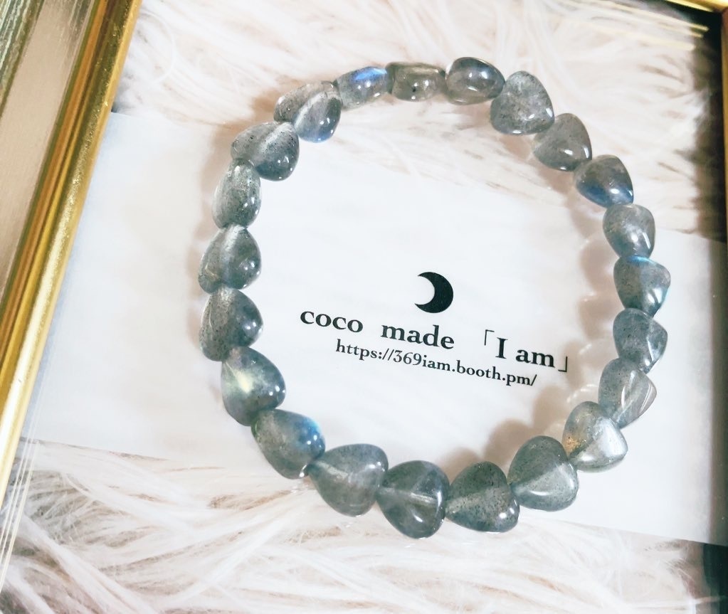 「Heart shape：labradorite」