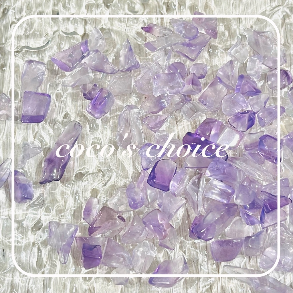 「lavender amethyst：さざれ石55g」