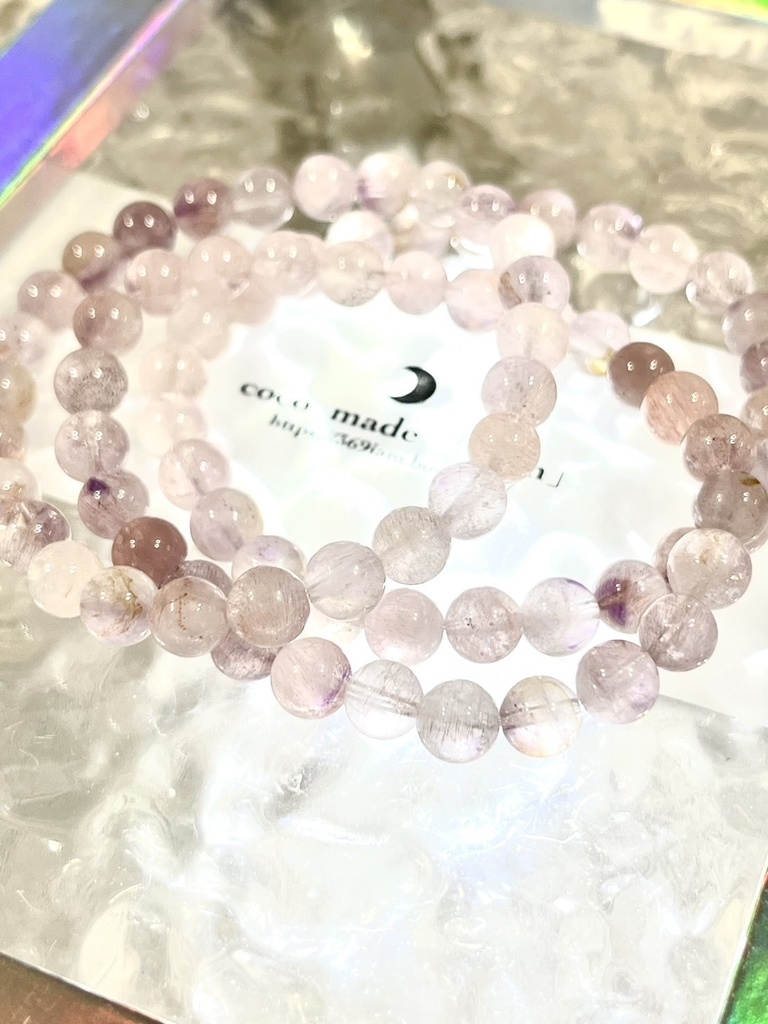 「pink Amethyst Elestial」