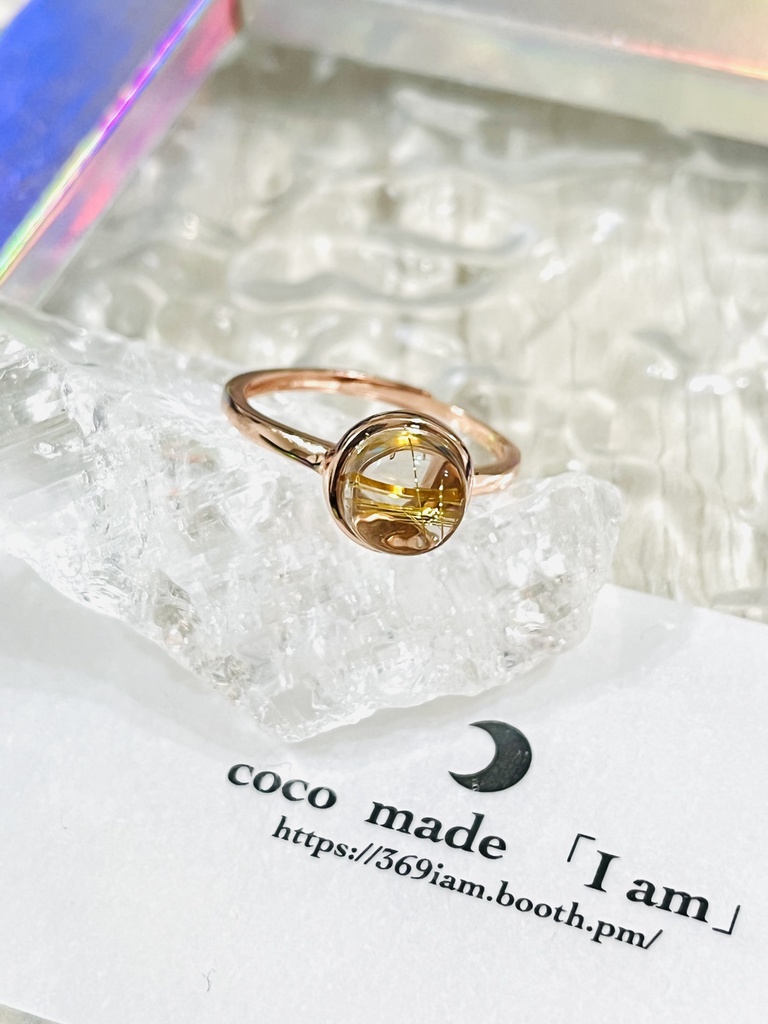「Rutile Quartz ring⑥」