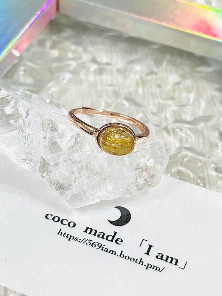 「Rutile Quartz ring⑧」