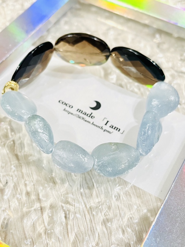coco‘s coordinate「celestite✖️smokyquartz」