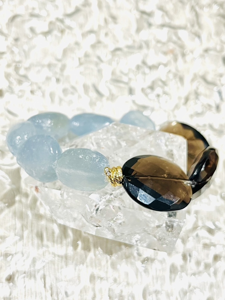 coco‘s coordinate「celestite✖️smokyquartz」