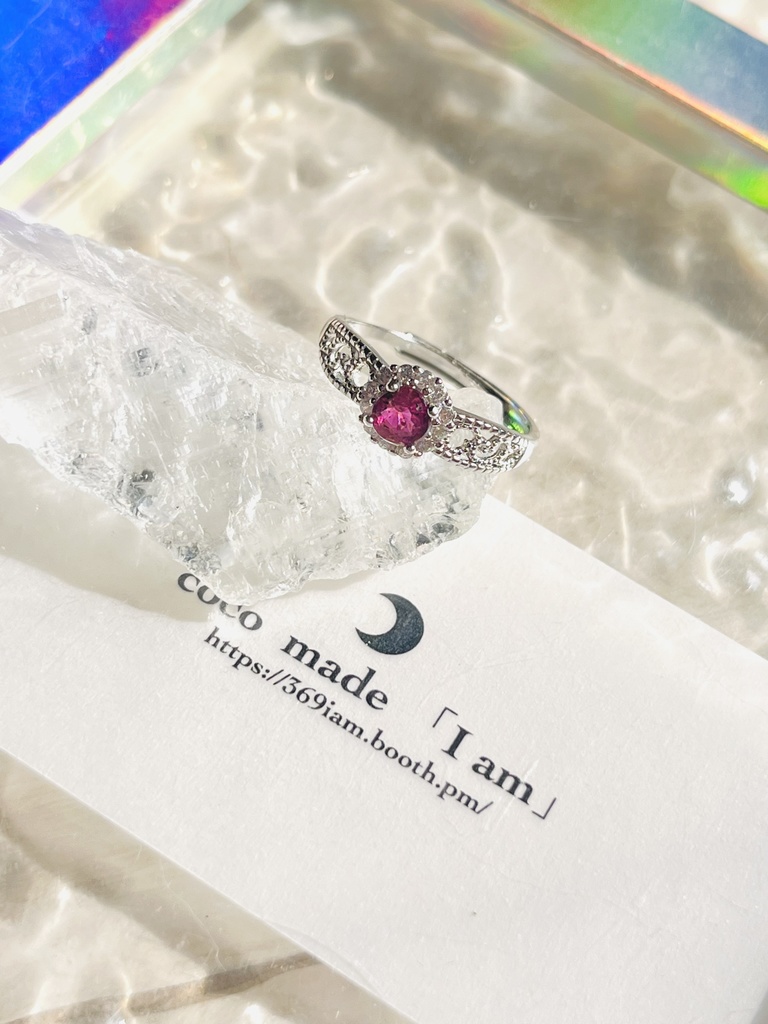 「pink red sapphire:Ring」