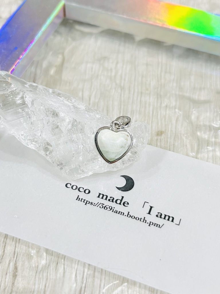 「ここさんのにほんのいしー糸魚川翡翠　pendant top」